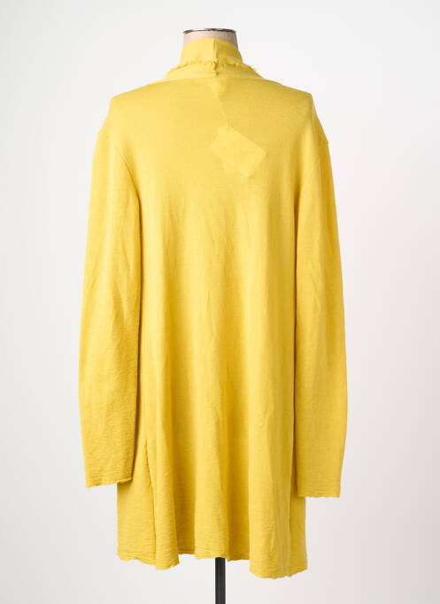 Gilet manches longues stretch jaune BY BASICS femme