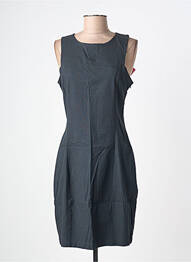 Robe mi-longue sans manche sans manche noir SKFK femme