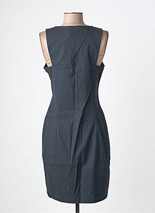 Robe mi-longue sans manche sans manche noir SKFK femme