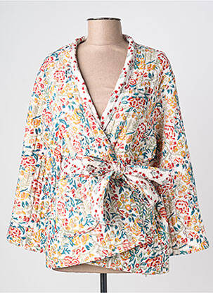 Veste casual coupe cintrée blanc PALME femme