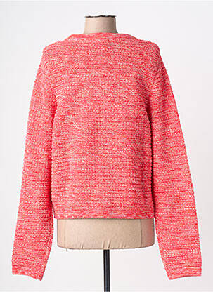 Gilet manches longues col rond rouge WHITE STUFF femme