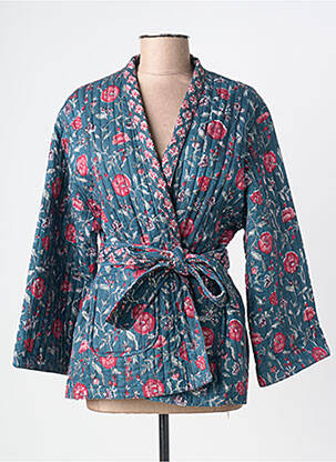 Veste casual coupe cintrée vert PALME femme