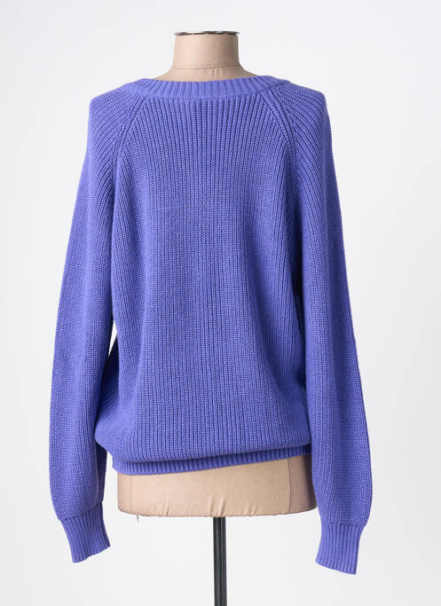 Gilet manches longues fermeture boutonnée sur le devant violet DANEFAE femme