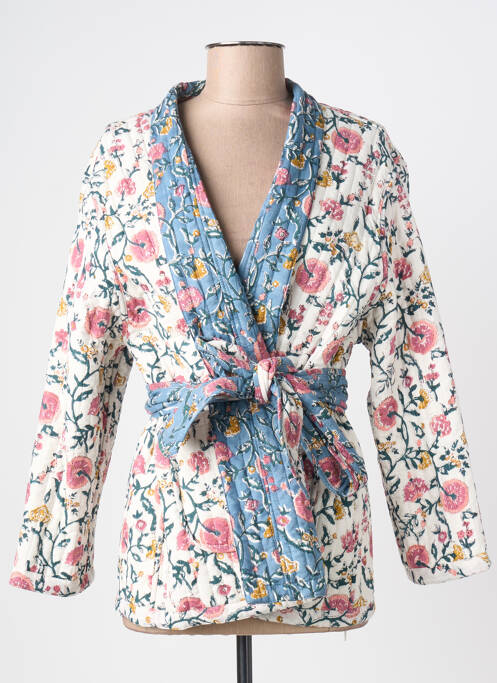 Veste casual coupe cintrée bleu PALME femme