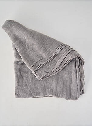 Foulard gris PALME femme