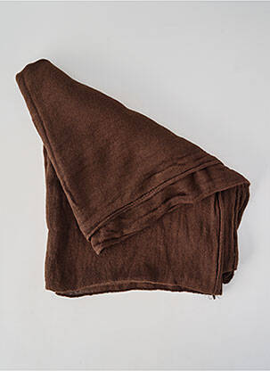 Foulard marron PALME femme