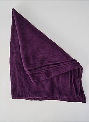 Foulard violet PALME femme