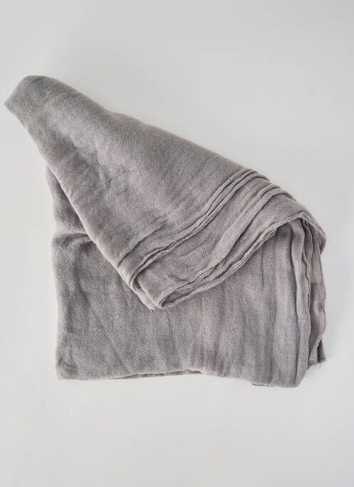 Foulard gris PALME femme