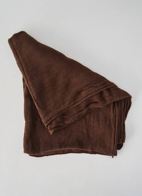 Foulard marron PALME femme