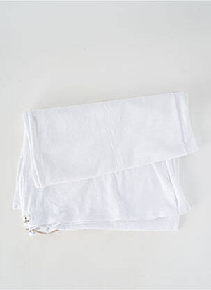 Foulard coutures renforcées blanc MOUSQUETON femme