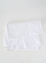 Foulard coutures renforcées blanc MOUSQUETON femme