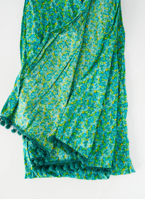 Foulard tissage popeline vert BLA-BLA femme