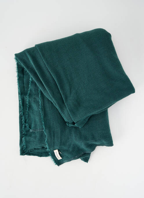 Foulard coutures renforcées vert BY BASICS femme