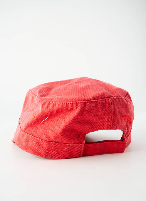Casquette casquette norvégienne rouge MOUSQUETON unisexe