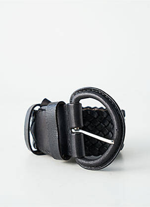 Ceinture effet matière satinée noir LA FIANCÉE femme