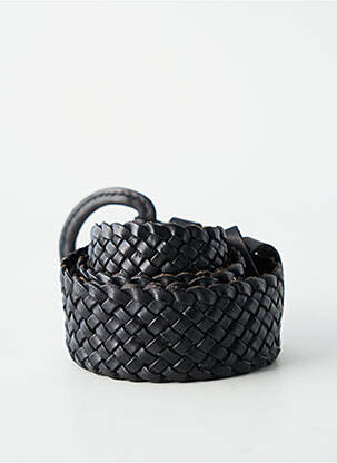 Ceinture effet matière satinée noir LA FIANCÉE femme
