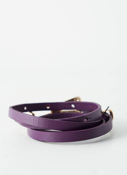 Ceinture effet matière satinée violet KING LOUIE femme