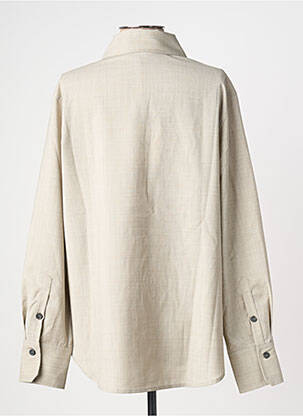 Chemisier tissage crêpe manches longues gris PHISIQUE DU ROLE femme