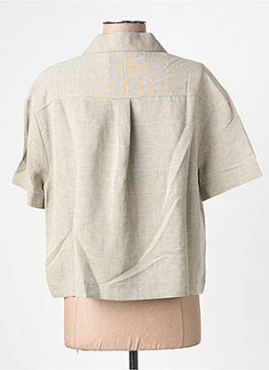 Chemisier manches courtes manches courtes gris PHISIQUE DU ROLE femme