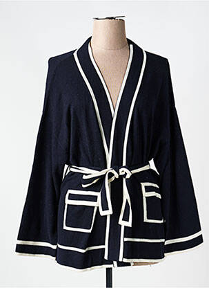 Gilet manches longues stretch bleu NOTSHY femme