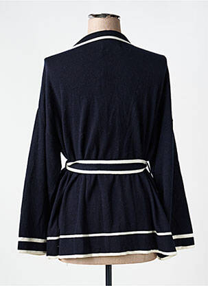 Gilet manches longues stretch bleu NOTSHY femme