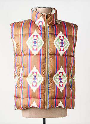 Doudoune poches sans capuche marron ARIZONA LOVE femme