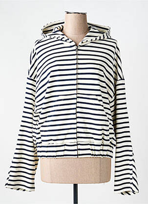 Veste casual col rond bleu PHISIQUE DU ROLE femme