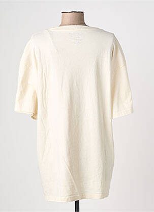 T-shirt coupe droite manches courtes beige NEWTONE femme