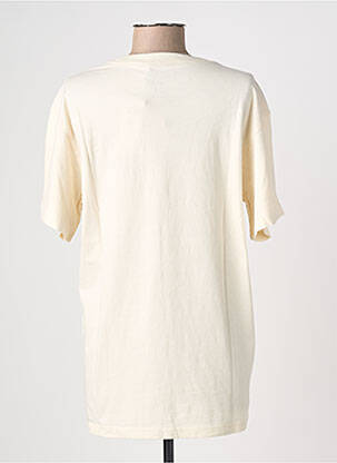 T-shirt sérigraphie manches courtes beige NEWTONE femme