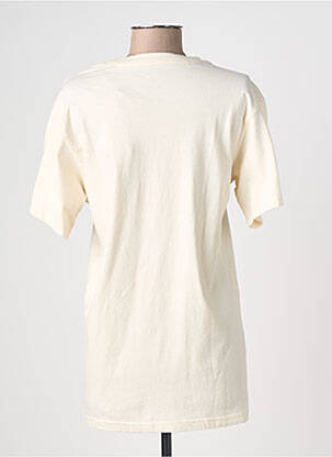 T-shirt sérigraphie manches courtes beige NEWTONE femme