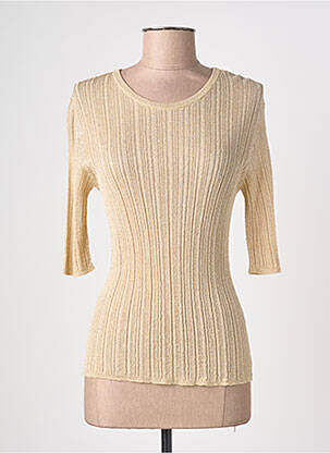 Top stretch manches longues or MAJESTIC FILATURES femme