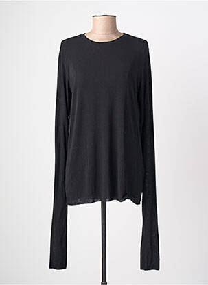 Top tissage jersey manches longues noir PHISIQUE DU ROLE femme