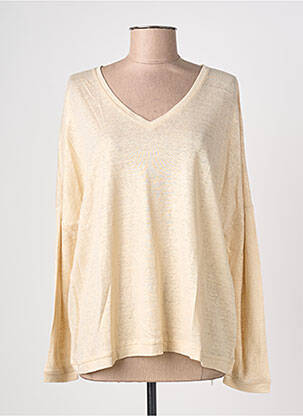 Top stretch manches longues or NOTSHY femme
