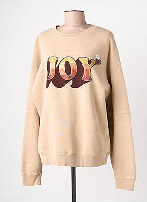 Sweat-shirt stretch manches longues beige NEWTONE femme