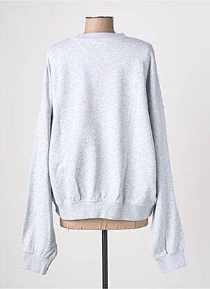 Sweat-shirt stretch manches longues gris LOVE STORIES femme