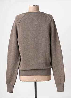 Pull tissage chiné manches longues marron PHISIQUE DU ROLE femme