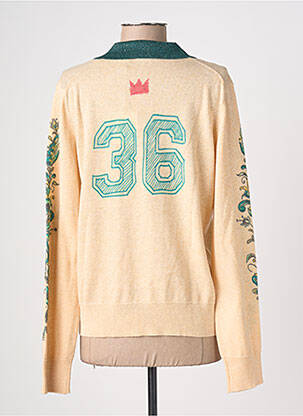 Polo manches longues manches longues beige ME369 femme