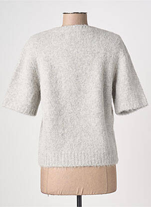 Top stretch manches courtes gris SAMSOE & SAMSOE femme