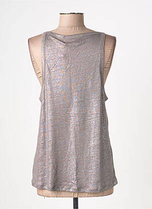 Top stretch sans manche gris NOTSHY femme