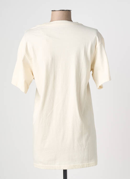 T-shirt sérigraphie manches courtes beige NEWTONE femme