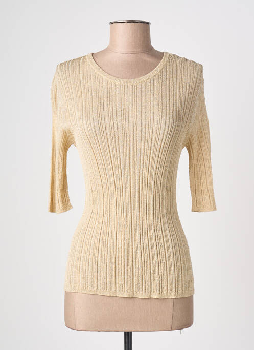 Top stretch manches longues or MAJESTIC FILATURES femme