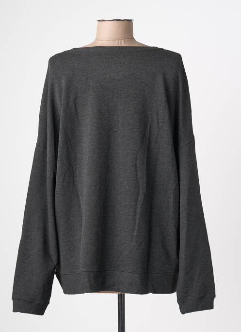 Top stretch manches longues gris MAJESTIC FILATURES femme