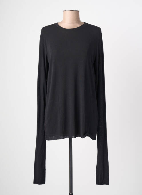 Top tissage jersey manches longues noir PHISIQUE DU ROLE femme
