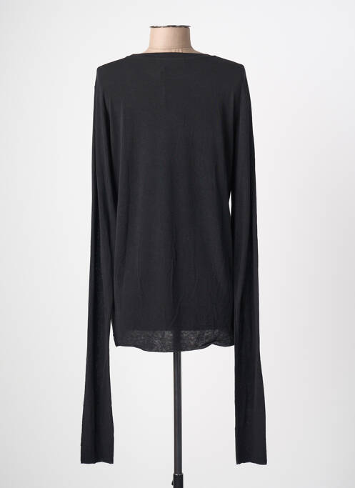 Top tissage jersey manches longues noir PHISIQUE DU ROLE femme