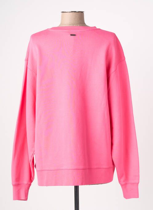 Sweat-shirt stretch manches longues rose BARBOUR femme