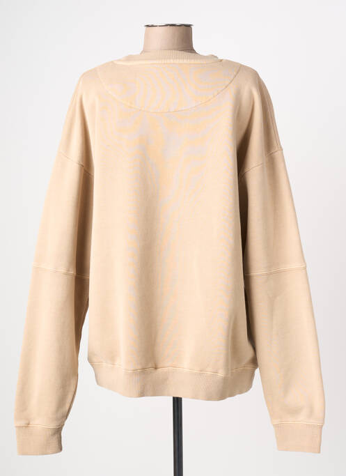 Sweat-shirt stretch manches longues beige NEWTONE femme