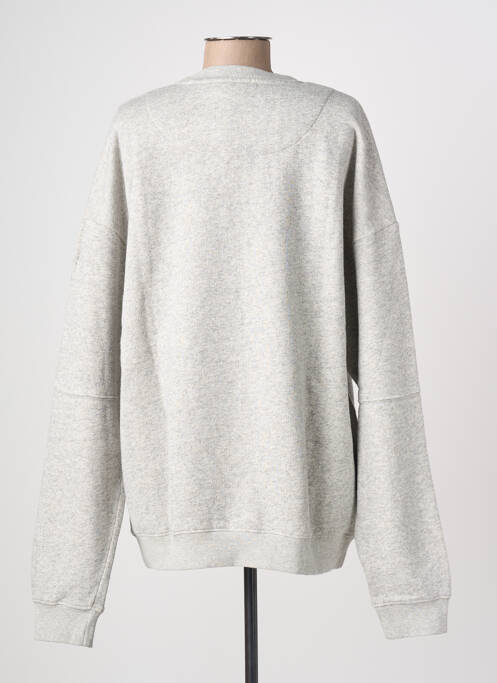Sweat-shirt stretch manches longues gris NEWTONE femme