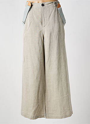 Pantalon flare taille élastique gris PHISIQUE DU ROLE femme