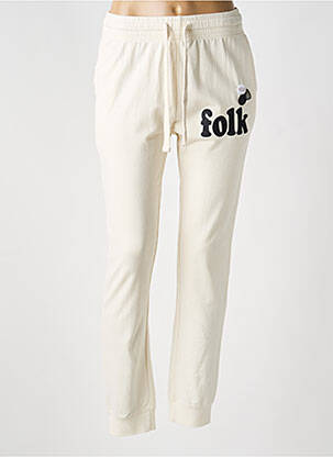 Jogging poches blanc NEWTONE femme