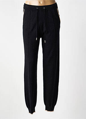 Pantalon droit taille élastique noir NOTSHY femme